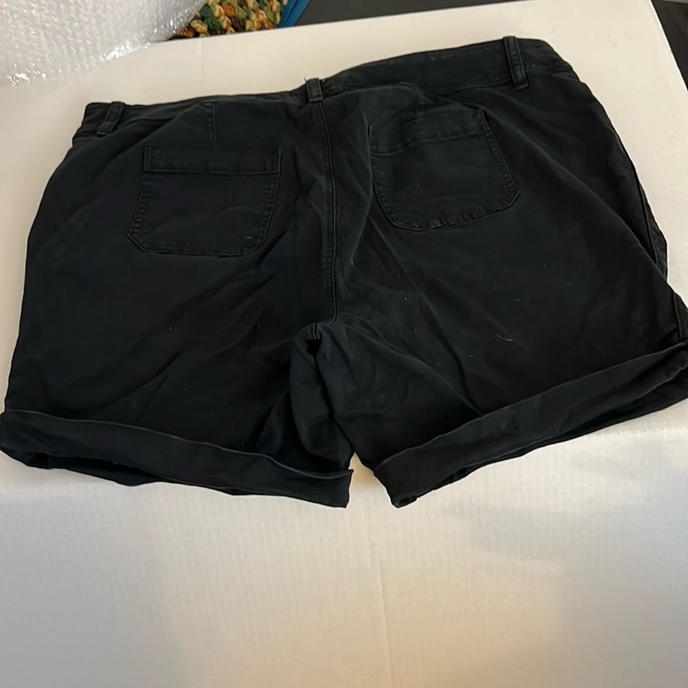 Torrid. Shorts. Color black size 24. Used like new condition. - Picture 7 of 9